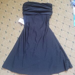 Windsor Black Strapless Mini Dress